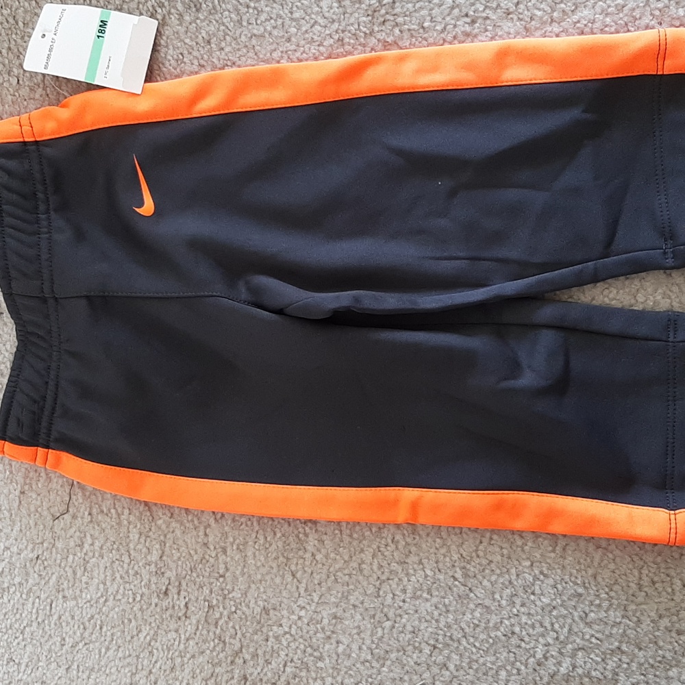 Nike Kids Dark Grey and Orange Hoodie Set - Picture 2 of 7